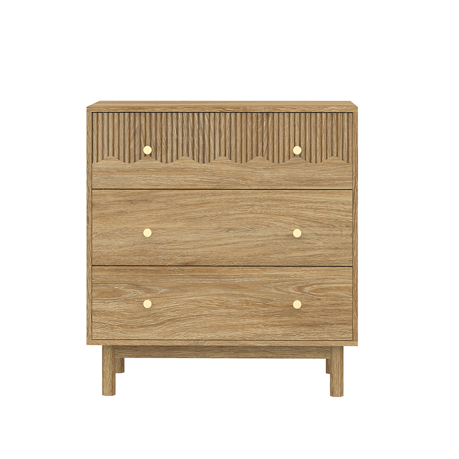 Calm Grain 3-Drawer Cabinet